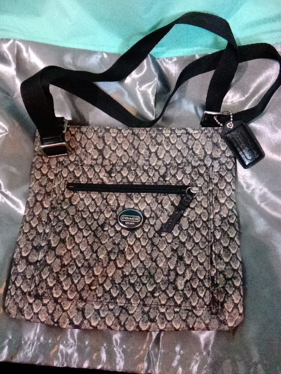 Coach Handbags - Coach Getaway Snake-Print Crossbody Bag